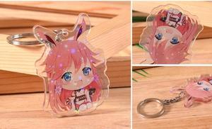 LLavero de acrílico impreso personalizado con imagen de estilo de dibujos animados hecho de plástico duradero - Product Image 4