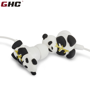 Chinois Panda Filaire 3.5mm de Bande Dessinée Écouteur Écouteurs Dans L'oreille Casque Stéréo avec joli paquet - Product Image 5