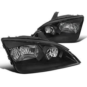 Applicare al faro auto per la messa a fuoco 2005 <span class=keywords><strong>2006</strong></span> fari 2007 luci di testa luci nere alloggiamento USA visione - Product Image 1