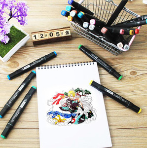 30 couleurs à Base D'alcool Stylo Marqueurs Marqueurs permanents Stylo Pinceau Pour Dessiner des Mangas - Product Image 3