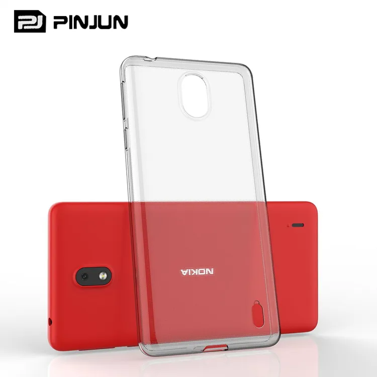 Ultra thin transparent clear soft slim TPU back cover for nokia 1 plus
