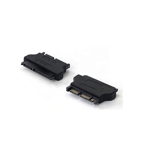 Adaptador Micro SATA de 16 pines macho SSD, 7 + 15 SATA de 22 pines hembra a 7 + 6