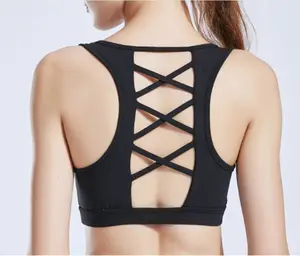 2022 CYCHOS Shanghai wholesale sexy black sports bra fitness for yoga sports bra yoga custom sports bra