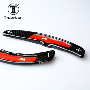 T-carbon voiture direction auto palettes de changement de vitesse pour 911 997 996 Panamera Cayenne volant palettes de changement de vitesse - Product Image 4