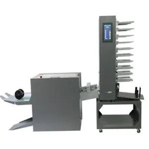 10 Stations Paper Collecting Collating Machine With Paper Folder Stitcher