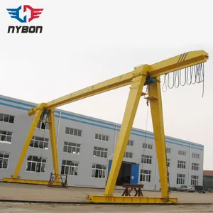 Mh Wireless Remote Control Electric Hoist Single Beam Motorized Gantry Crane 16 Ton