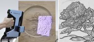 Độ chính xác cao EinScan pro2x pro 2x cộng với máy quét 3d với công nghiệp kết cấu màu sắc máy ảnh HD Thủ gói - Product Image 2