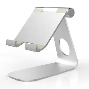 Produk Baru 2019 Aluminium Metal Adjustable Tablet Stand Pemegang untuk iPad