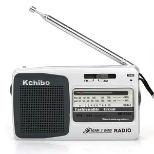 Bentuk Klasik Portable DAB FM/AM 2 Band Saku Kchibo Radio