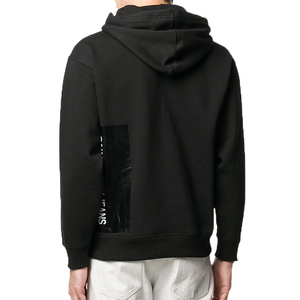 Haute qualité <span class=keywords><strong>noir</strong></span> français personnalisée à épaules tombantes et poche kangourou streetwear homme à capuche haut - Product Image 3