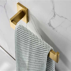 Wall Mount Five-piece Stainless Steel Gold <strong>Bathroom</strong> <strong>Accessory</strong> <strong>Set</strong> with Soap Dishes and Towel Bar for Home <strong>Bathroom</strong> - Product Image 6