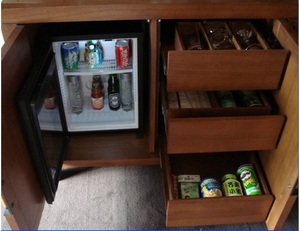 Réfrigérateur minibar silencieux à absorption d'ammoniac Orbita 30L pour hôtel, <span class=keywords><strong>sans</strong></span> compresseur - Product Image 5