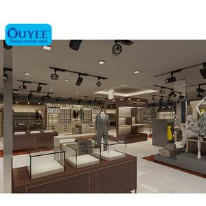 Dispositivi del Deposito di nuovo Stile Dei Vestiti di Legno di Vendita Al Dettaglio, Boschive Ha Condotto La Luce Negozio di Scarpe Negozio di Mobili, Nuova Scarpa Cremagliera Del Banco di mostra