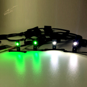 Faro LED para motocicleta, proyector estroboscópico láser para coche, luz led de conducción con ojo de ángulo COB. - Product Image 4