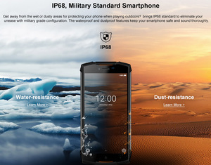 Fábrica más barata 5.5 pulgadas FHD Octa-core 4G RAM + 64G ROM tarjeta SIM dual huella digital IP68 Teléfono robusto, teléfono i - Product Image 3