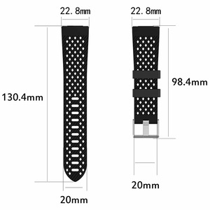 Tschick Dây Đeo Silicon Cho <span class=keywords><strong>Fitbit</strong></span> <span class=keywords><strong>Versa</strong></span>/<span class=keywords><strong>Versa</strong></span> Lite Phiên Bản Dây Đồng Hồ Silicon Dây Đeo Thay Thế Cho Nam Nữ - Product Image 5