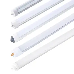 China mais quente 1200mm 24 w t8 110 v dc integrado 12 m 18 w tubo fluorescente nano tampa plástica T8 tubo de luz led integrado