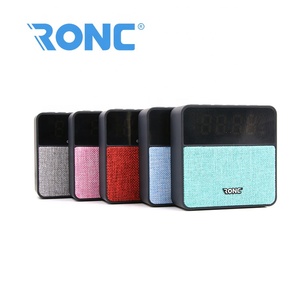 2019 dernier pas cher prix usb portable bluetooth haut-parleur avec <span class=keywords><strong>radio</strong></span> <span class=keywords><strong>fm</strong></span>, tissu réveil sans fil bluetooth haut-parleur - Product Image 1