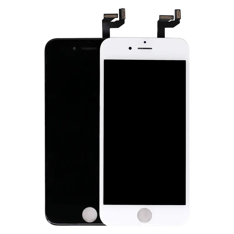 Cep telefonu siyah/beyaz renkli ekran iphone 6 s ekran yedek lcd sayısallaştırıcı