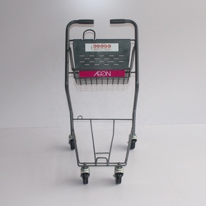 Handel assurance professionele ontwerp draagbare vouwen winkelwagen rolling vouwen winkelwagentje, gebruikt trolley mand - Product Image 3