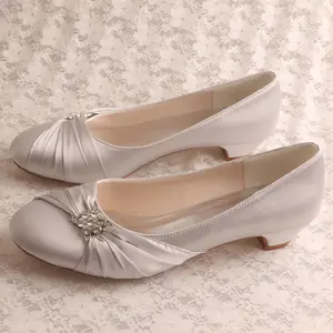 水晶钻石白色新娘鞋