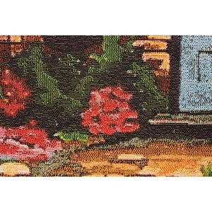 Arazzo Decorativo da Parete Dorato, Tappezzeria in Cotone Jacquard per Camera da Letto - Product Image 2