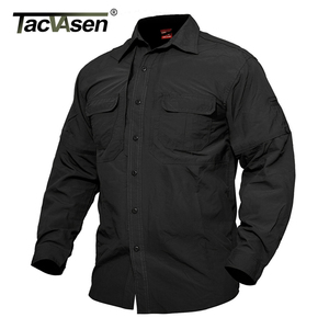 Venta al por mayor Tacvasen al aire libre de pesca de nylon tela de la camisa para hombre camisa de golf - Product Image 4