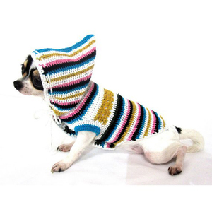 De moda a rayas de punto a mano ropa de perro ganchillo suéter para mascotas - Product Image 3