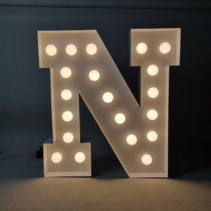 Da sposa decorativi ad alta luminosità ha condotto la lampadina lettera bianco caldo gigante di <span class=keywords><strong>lettere</strong></span> di amore - Product Image 5