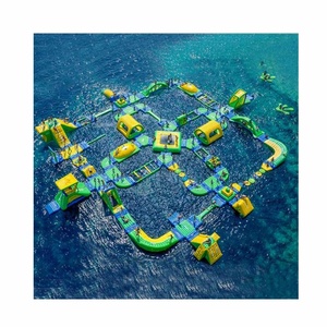 Équipement de parc aquatique flottant gonflable pour sports nautiques en plein air pour enfants et adultes, parc aquatique gonflable - Product Image 1