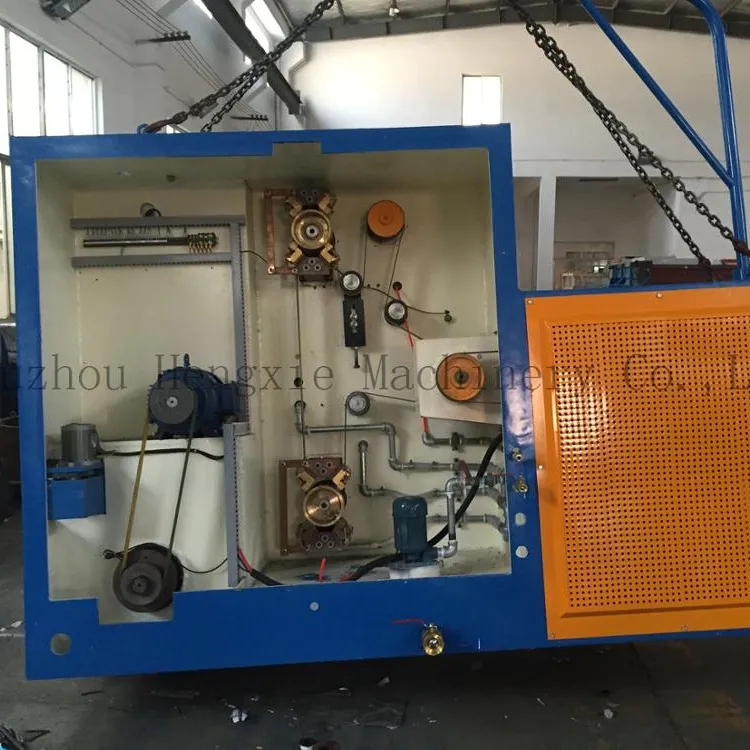 China homemade Cable Making Equipment HXE-14DT Fine copper wire drawing machine with annealer FOB Shanghai