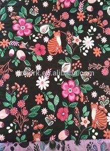 Gatos Design Alta Qualidade 100% Poliéster Dobby Tecido Duplo Face 280gsm para Vestidos das Meninas e Têxteis Árabes - Product Image 3