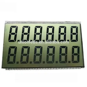 19 digit custom pin connect lcd display screen for fuel dispenser