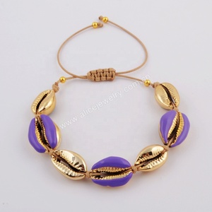 WX1093 Hot Selling Colorful Cowrie <strong>Shell</strong> <strong>Bracelet</strong> Handmade <strong>Bracelets</strong> - Product Image 5