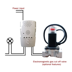 Alarme de vazamento de gás combustível cozinha cozinha detector gás lpg casa detector vazamento gás - Product Image 1