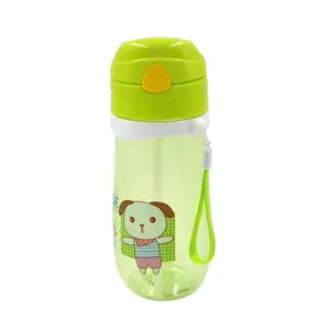 14 oz BPA libre deporte plástico de los niños botella de agua potable botella 400 ml color de la mezcla