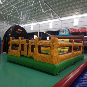 Máquina <span class=keywords><strong>de</strong></span> juego mecánica inflable del rodeo <span class=keywords><strong>de</strong></span> Bull del parque <span class=keywords><strong>de</strong></span> atracciones 6x4m - Product Image 3