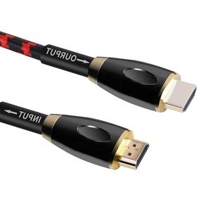 <span class=keywords><strong>3</strong></span> m 5 m 10 m 15 m 4 k 3D Coton Tressé 2.0 2160 p <span class=keywords><strong>HD</strong></span> hdmi Câble Avec ethernet Pour Projecteur LCD <span class=keywords><strong>Apple</strong></span> <span class=keywords><strong>TV</strong></span> - Product Image 4