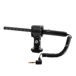 E-IMAGE DS-28 Professionele Lichtgewicht Camera Mini Shotgun Microfoon Met Hot Shoe Mount