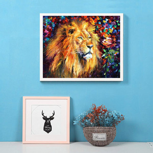 Kit per Pittura Diamante con <span class=keywords><strong>Leone</strong></span>, Immagine Animale su Tela, Decorazione per Soggiorno, Pittura Diamante Pronta per la Vendita all'Ingrosso - Product Image 2