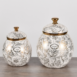 Thiết kế lạ mắt phong cách sang trọng tùy chỉnh Decal nhà hàng hóa gốm độc đáo thực phẩm lưu trữ <span class=keywords><strong>container</strong></span> - Product Image 5