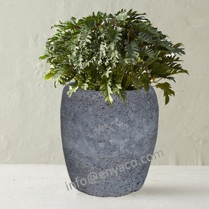 Pot léger <span class=keywords><strong>de</strong></span> Texture en <span class=keywords><strong>pierre</strong></span> <span class=keywords><strong>de</strong></span> <span class=keywords><strong>lave</strong></span>, jardinière <span class=keywords><strong>de</strong></span> grande taille pour jardin en <span class=keywords><strong>pierre</strong></span> succulente - Product Image 5