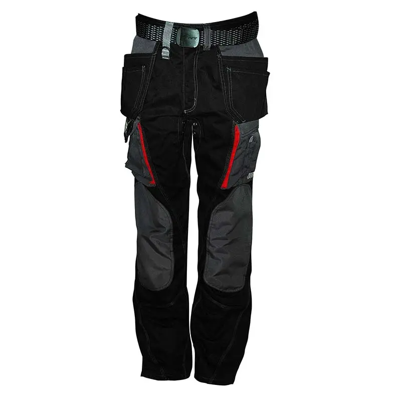 Pantalones de trabajo duros multibolsillos para hombre, baratos, con rodillera