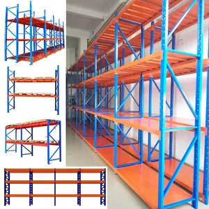 Heavy Duty Magazijn Rack Industriële Koudgewalste Stalen Rek Opslag Plank Rek