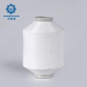 Cina fabbrica all'ingrosso <span class=keywords><strong>poliammide</strong></span> pieno opaco bianco DTY <span class=keywords><strong>Nylon</strong></span> 6 filati intrecciati per cavo elastico - Product Image 4