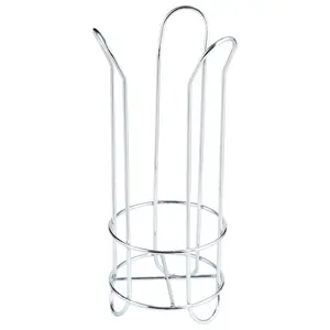 Stainless Steel Tissue Rack High Quality Metal Wire Chrome Plating Tissue Holder Powder Coating Paper Towel Rack
