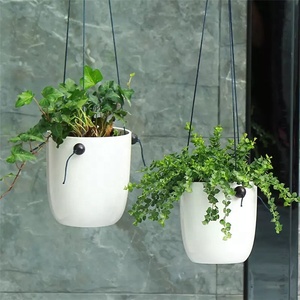 Elegancia bien decoración del jardín colgante de cerámica plantador/pote de flor para balcón - Product Image 2