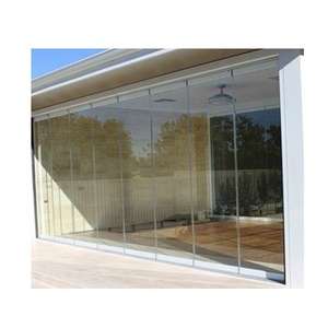 <span class=keywords><strong>Puertas</strong></span> de desvío de vidrio de Granero Interior, <span class=keywords><strong>puertas</strong></span> de acordeón modernas de alta calidad <span class=keywords><strong>sin</strong></span> marco de aluminio, aleación de aluminio, plegables para Exterior - Product Image 5