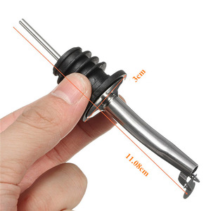 Stainless Steel Wine <strong>Pourers</strong> Liquor Pour Spouts Set Wine Liquor Olive <strong>Oil</strong> Coffee Vinegar Bottles Wine <strong>Pourer</strong> - Product Image 2