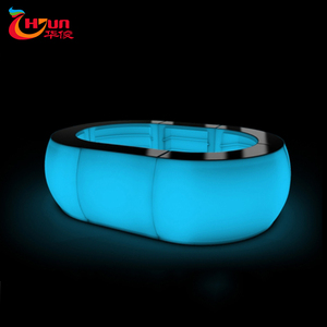Alta calidad color cambiante colorido plástico led barra con vidrio para discoteca, <span class=keywords><strong>bar</strong></span> <span class=keywords><strong>o</strong></span> fiesta al aire libre - Product Image 1